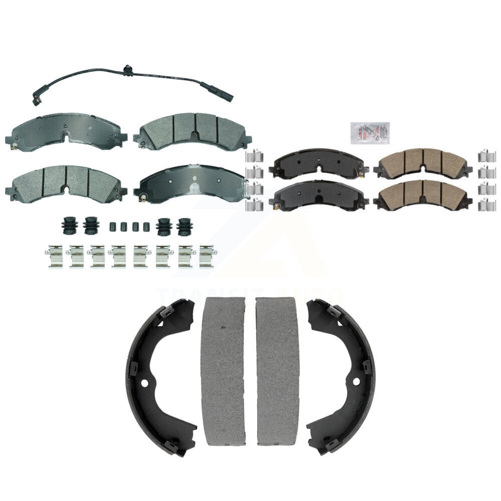 Transit Auto KNN-101421 Disc Brake Pad for 2020-2024 Chevrolet Silverado 3500 HD, Chevrolet Silverado 2500 HD and More - Front and Rear