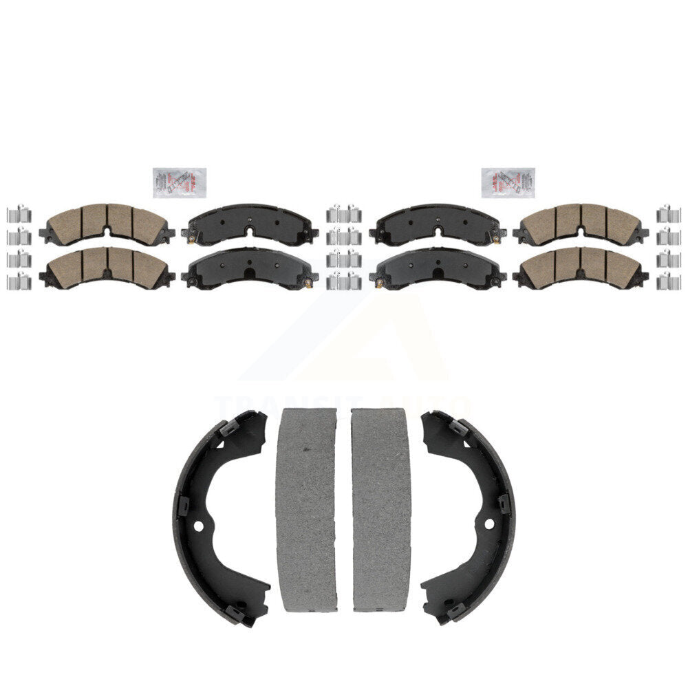 Transit Auto KNN-101422 Disc Brake Pad for 2020-2024 Chevrolet Silverado 3500 HD, Chevrolet Silverado 2500 HD and More - Front and Rear