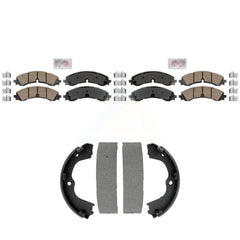 Transit Auto KNN-101422 Disc Brake Pad for 2020-2024 Chevrolet Silverado 3500 HD, Chevrolet Silverado 2500 HD and More - Front and Rear