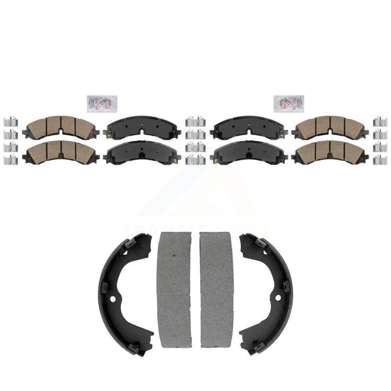 Transit Auto KNN-101422 Disc Brake Pad for 2020-2024 Chevrolet Silverado 3500 HD, Chevrolet Silverado 2500 HD and More - Front and Rear