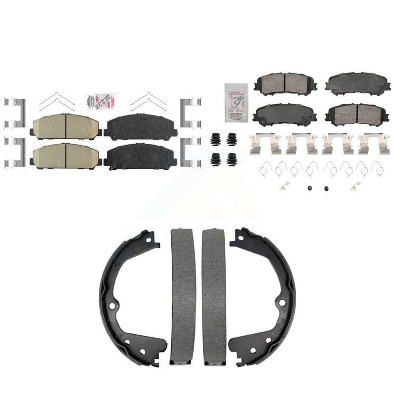 Transit Auto KNN-101423 Disc Brake Pad for 2017-2023 Nissan TITAN - Front and Rear
