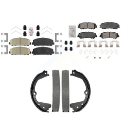 Transit Auto KNN-101424 Disc Brake Pad for 2017-2023 Nissan TITAN - Front and Rear