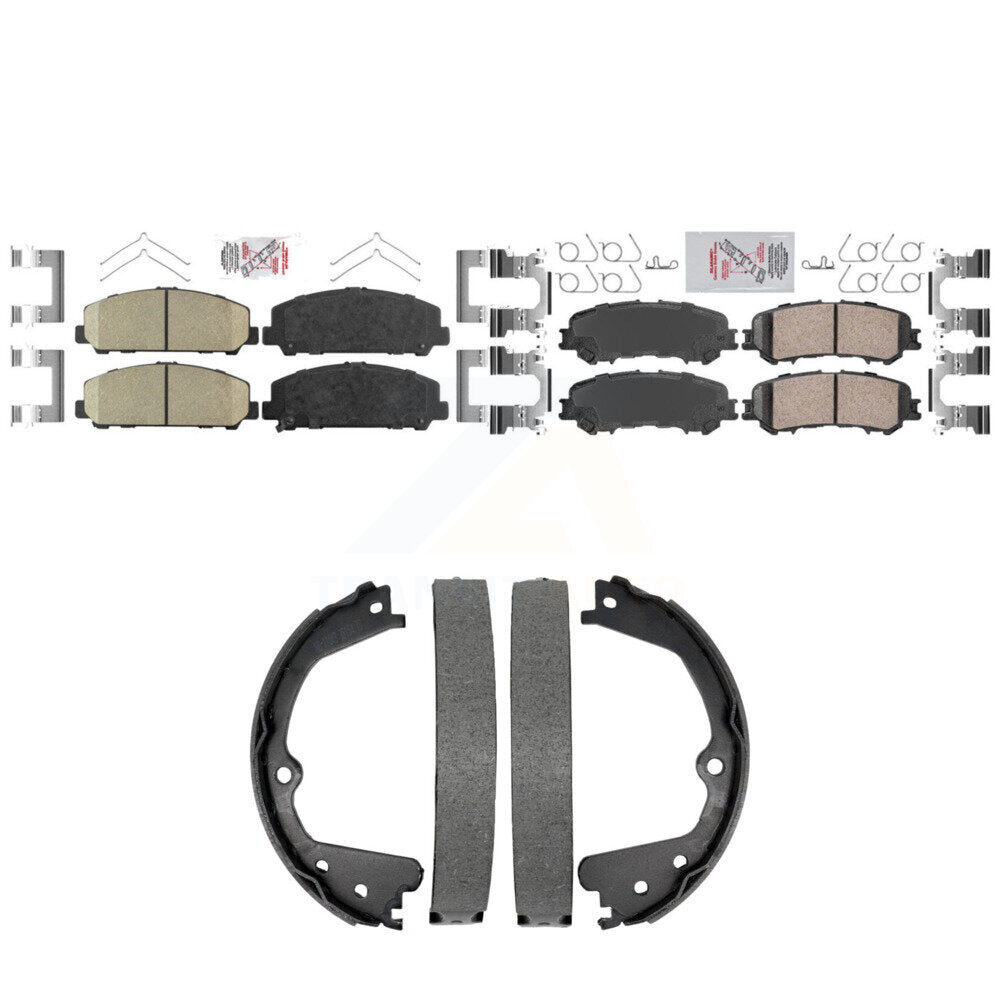 Transit Auto KNN-101425 Disc Brake Pad for 2017-2023 Nissan TITAN - Front and Rear
