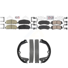 Transit Auto KNN-101425 Disc Brake Pad for 2017-2023 Nissan TITAN - Front and Rear