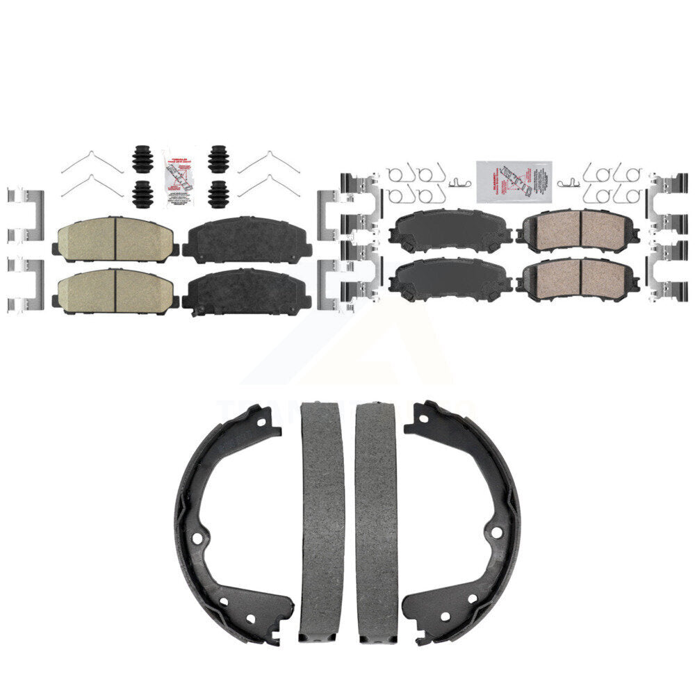 Transit Auto KNN-101426 Disc Brake Pad for 2017-2023 Nissan TITAN - Front and Rear