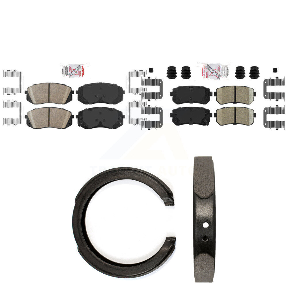 Transit Auto KNN-101433 Disc Brake Pad for 2015-2016 Hyundai Sonata - Front and Rear