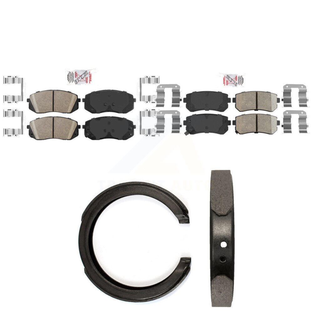 Transit Auto KNN-101435 Disc Brake Pad for 2015-2016 Hyundai Sonata - Front and Rear