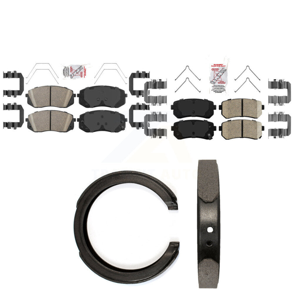 Transit Auto KNN-101436 Disc Brake Pad for 2016-2020 Kia Optima - Front and Rear
