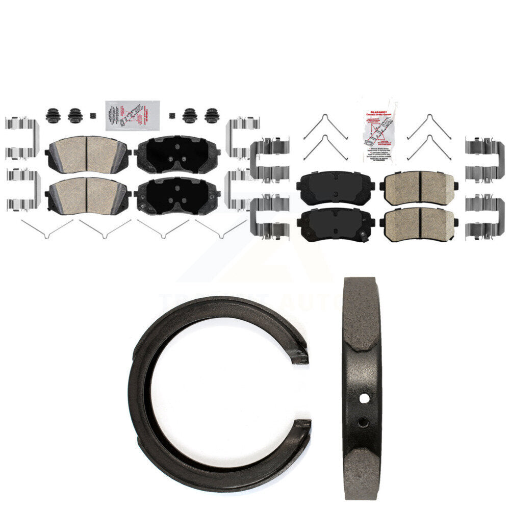 Transit Auto KNN-101437 Disc Brake Pad for 2016-2020 Kia Optima - Front and Rear