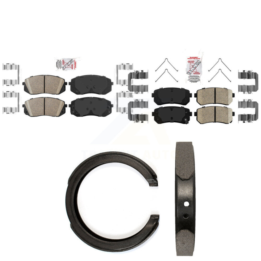 Transit Auto KNN-101438 Disc Brake Pad for 2016-2020 Kia Optima - Front and Rear