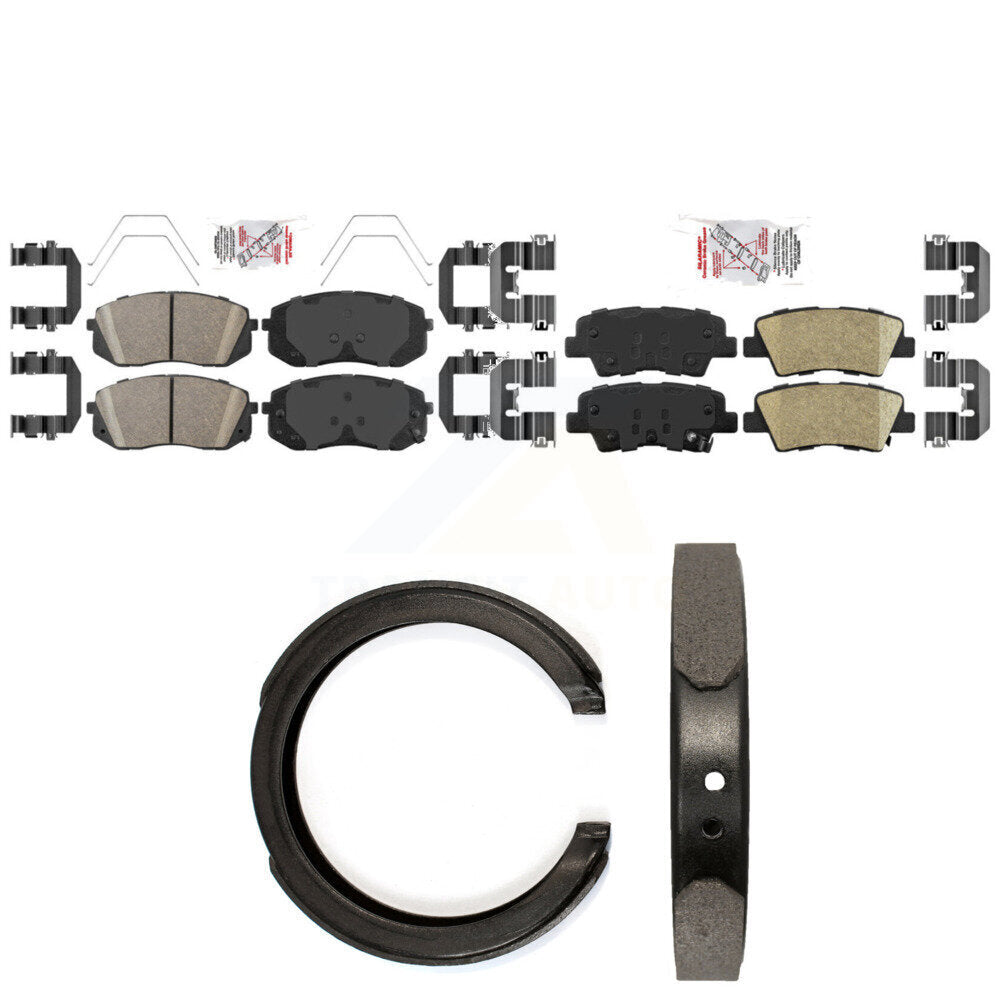 Transit Auto KNN-101439 Disc Brake Pad for 2016 Kia Optima - Front and Rear