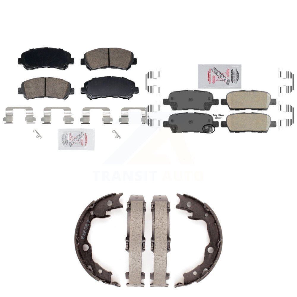 Transit Auto KNN-101440 Disc Brake Pad for 2007-2017 Nissan Juke, Nissan Rogue Select and More - Front and Rear