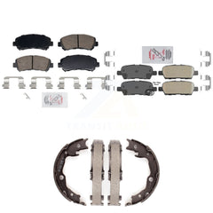 Transit Auto KNN-101440 Disc Brake Pad for 2007-2017 Nissan Juke, Nissan Rogue Select and More - Front and Rear