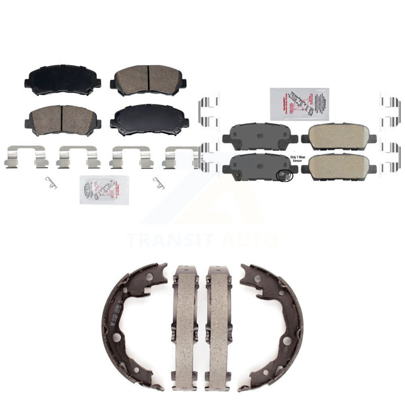 Transit Auto KNN-101440 Disc Brake Pad for 2007-2017 Nissan Juke, Nissan Rogue Select and More - Front and Rear