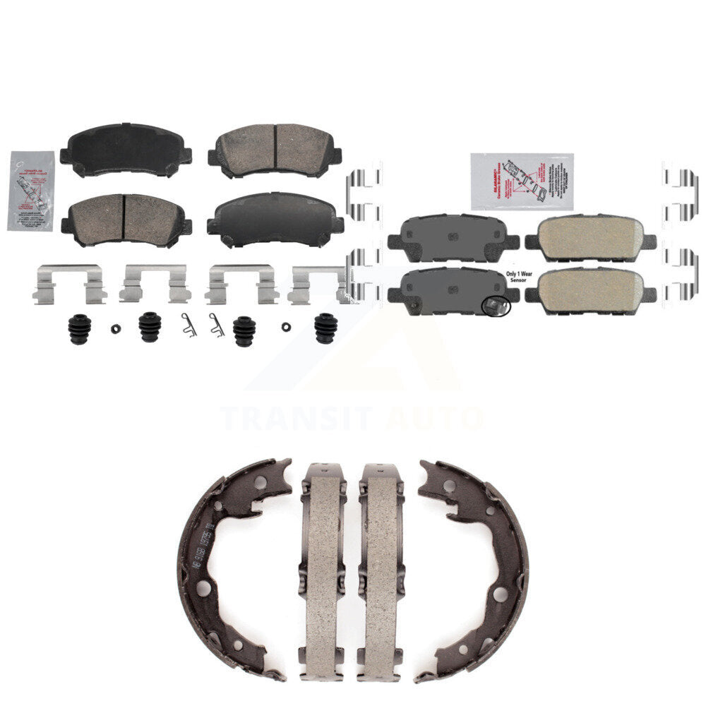 Transit Auto KNN-101441 Disc Brake Pad for 2007-2017 Nissan Juke, Nissan Rogue Select and More - Front and Rear