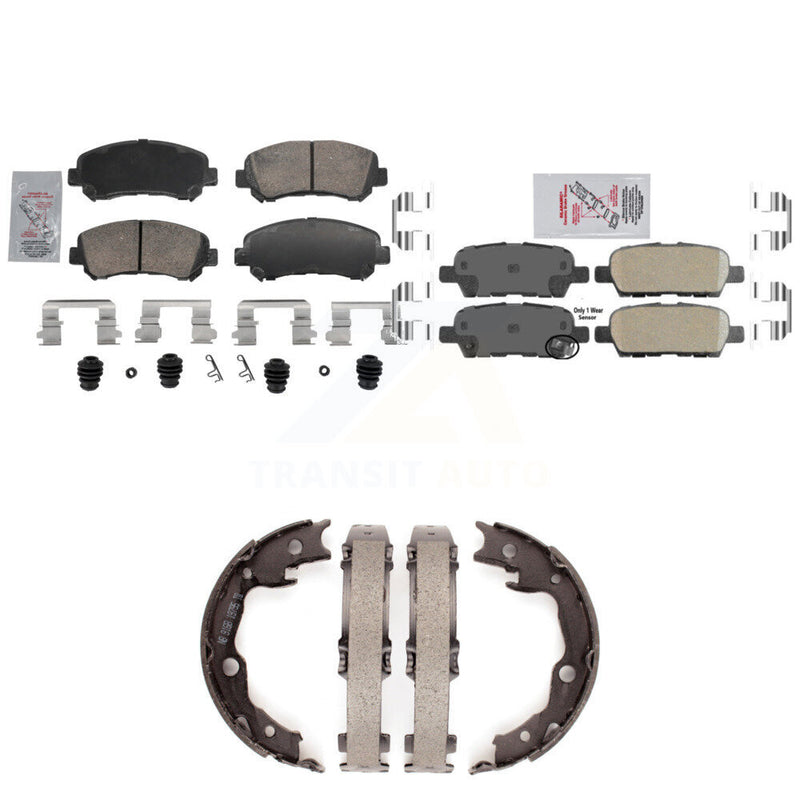 Transit Auto KNN-101441 Disc Brake Pad for 2007-2017 Nissan Juke, Nissan Rogue Select and More - Front and Rear