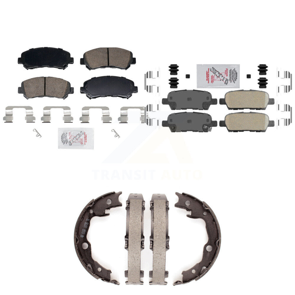 Transit Auto KNN-101442 Disc Brake Pad for 2007-2017 Nissan Juke, Nissan Rogue Select and More - Front and Rear