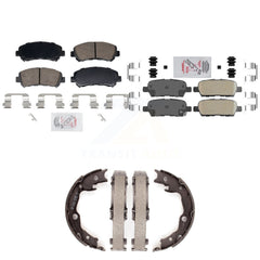 Transit Auto KNN-101442 Disc Brake Pad for 2007-2017 Nissan Juke, Nissan Rogue Select and More - Front and Rear