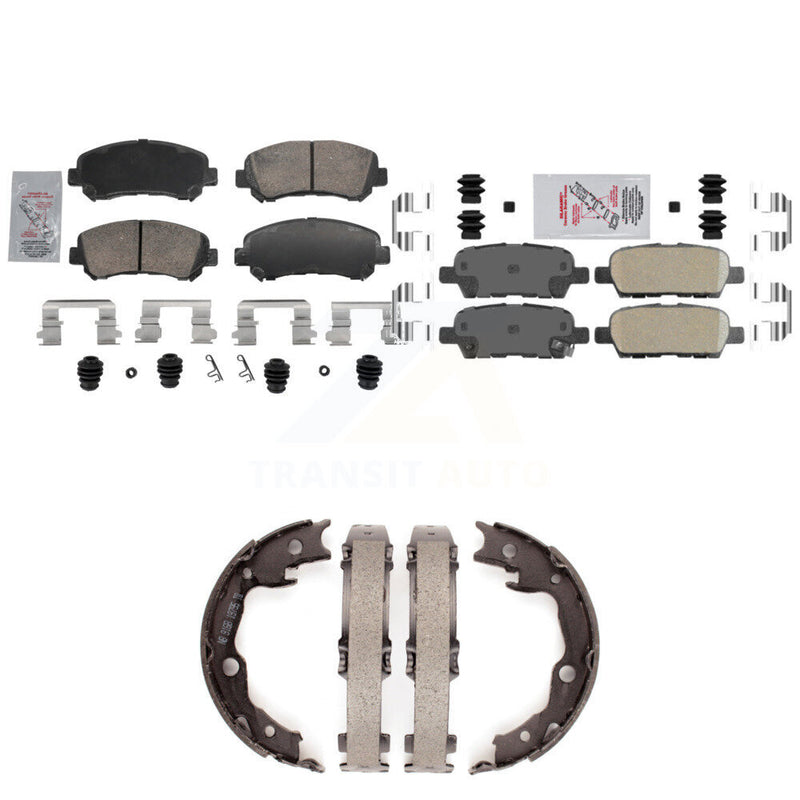 Transit Auto KNN-101443 Disc Brake Pad for 2007-2017 Nissan Juke, Nissan Rogue Select and More - Front and Rear