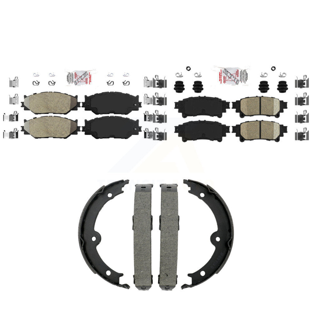 Transit Auto KNN-101445 Disc Brake Pad for 2014-2015 Lexus IS250 - Front and Rear