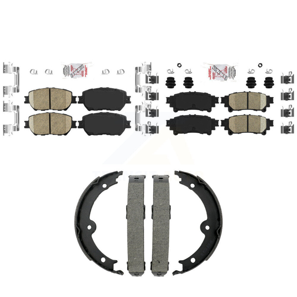Transit Auto KNN-101446 Disc Brake Pad for 2014 Lexus IS250 - Front and Rear