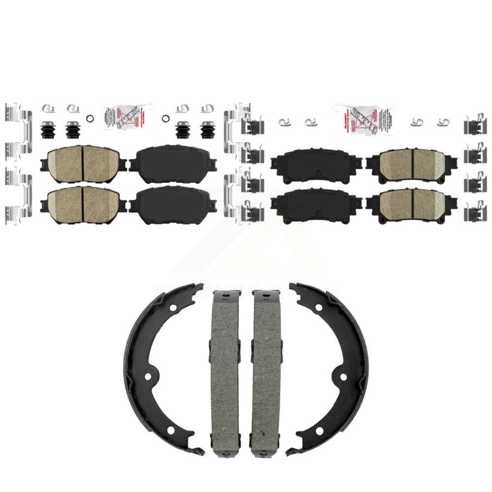 Transit Auto KNN-101448 Disc Brake Pad for 2014 Lexus IS250 - Front and Rear