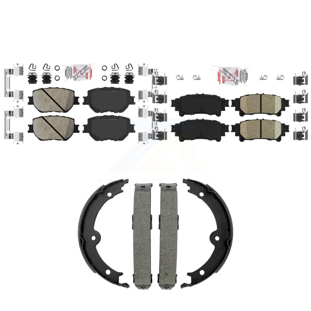 Transit Auto KNN-101451 Disc Brake Pad for 2014-2015 Lexus IS250 - Front and Rear