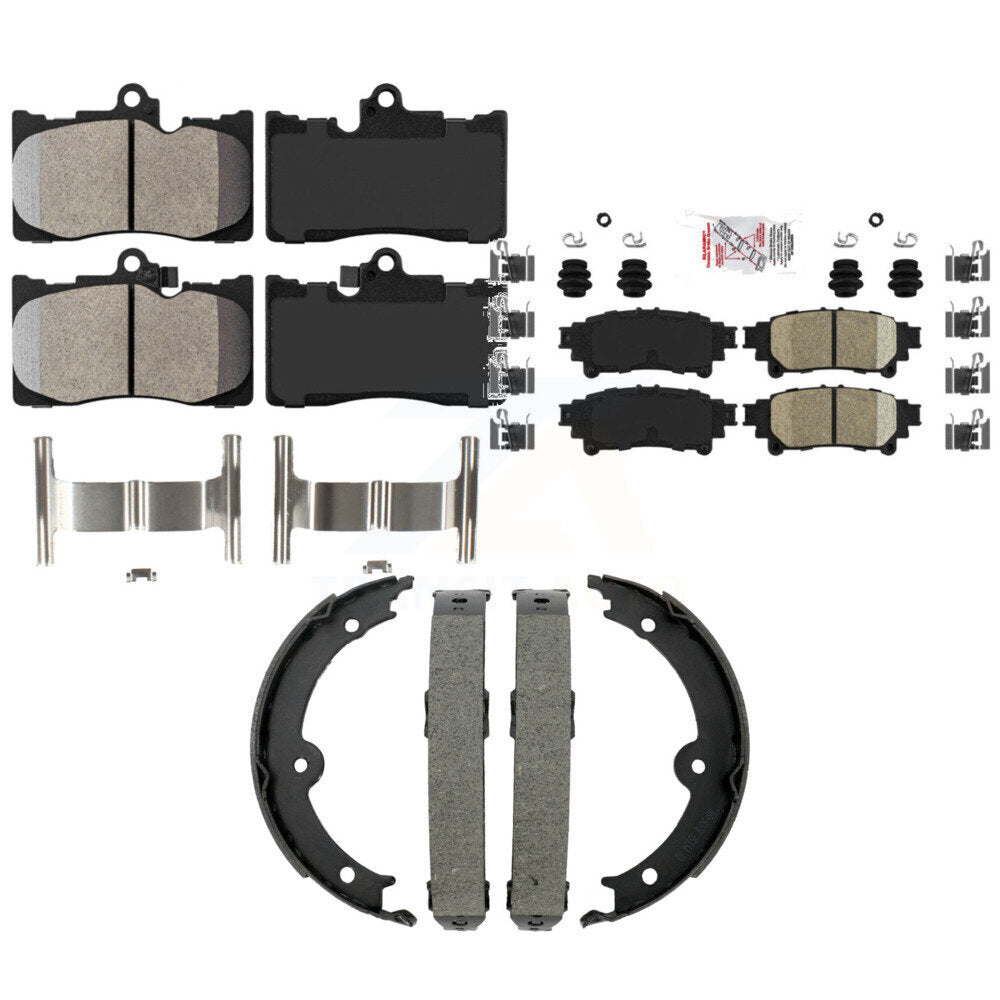 Transit Auto KNN-101452 Disc Brake Pad for 2014-2015 Lexus IS350 - Front and Rear