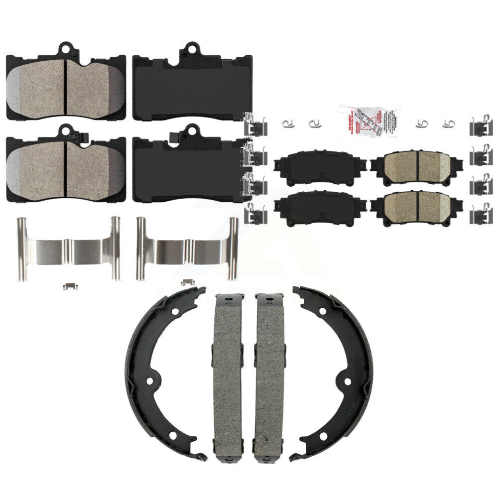 Transit Auto KNN-101453 Disc Brake Pad for 2014-2015 Lexus IS350 - Front and Rear