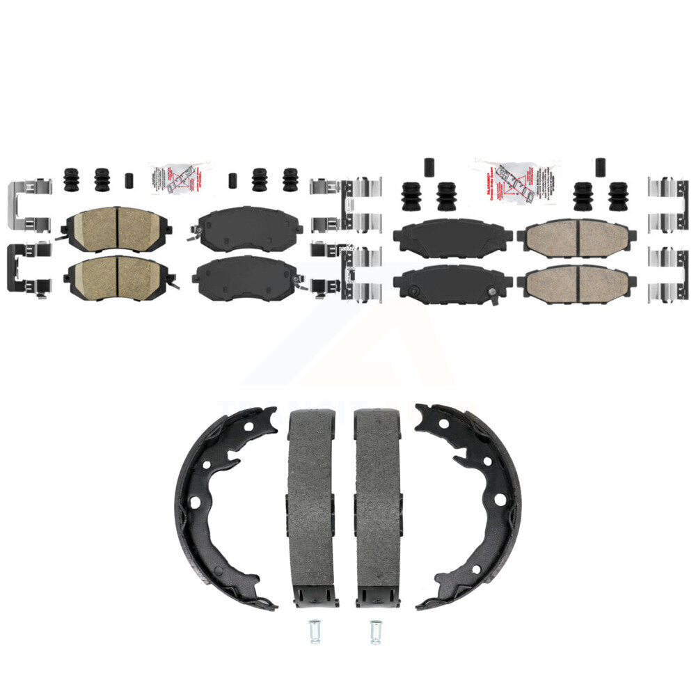 Transit Auto KNN-101454 Disc Brake Pad for 2012-2018 Subaru Crosstrek, Subaru Impreza and More - Front and Rear