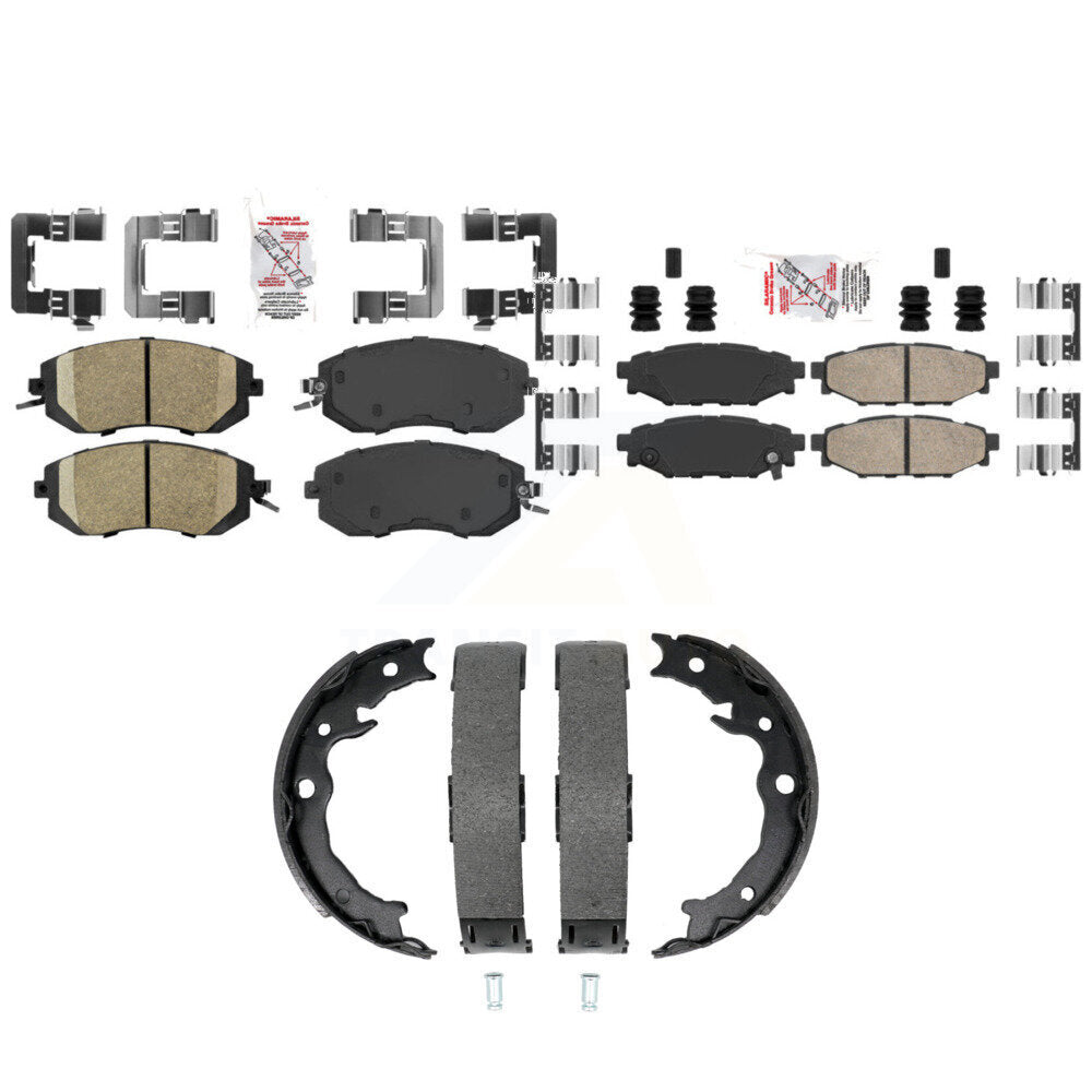Transit Auto KNN-101455 Disc Brake Pad for 2012-2018 Subaru Crosstrek, Subaru Impreza and More - Front and Rear