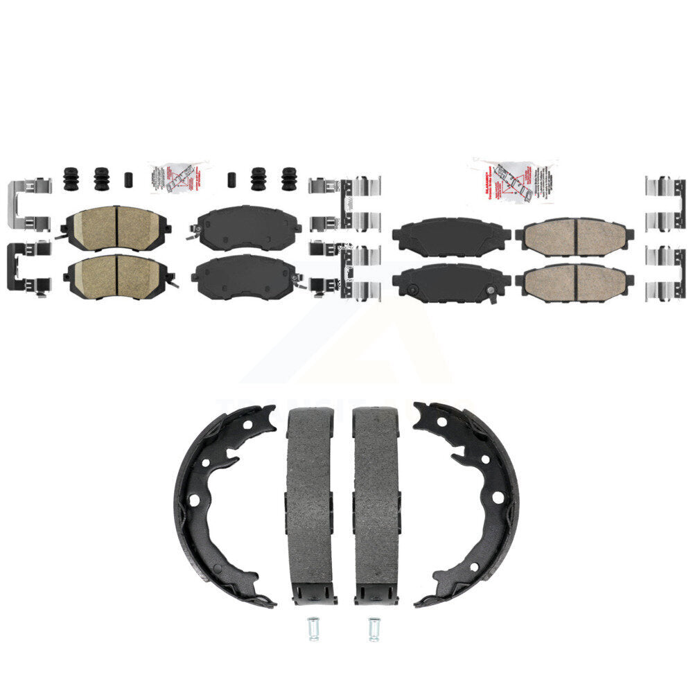 Transit Auto KNN-101456 Disc Brake Pad for 2012-2018 Subaru Crosstrek, Subaru Impreza and More - Front and Rear