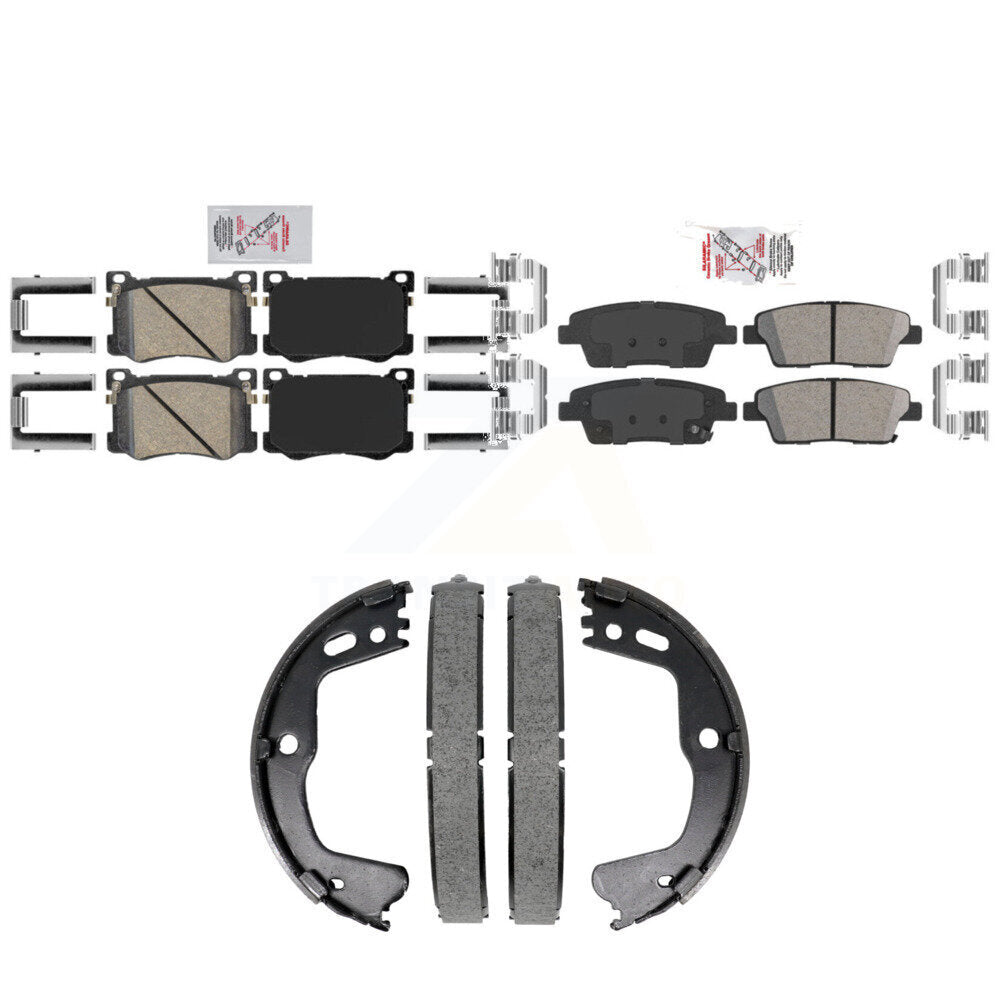 Transit Auto KNN-101459 Disc Brake Pad for 2015-2017 Genesis G80, Hyundai Genesis - Front and Rear