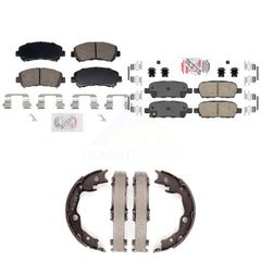 Transit Auto KNN-101460 Disc Brake Pad for 2007-2012 Nissan Sentra - Front and Rear