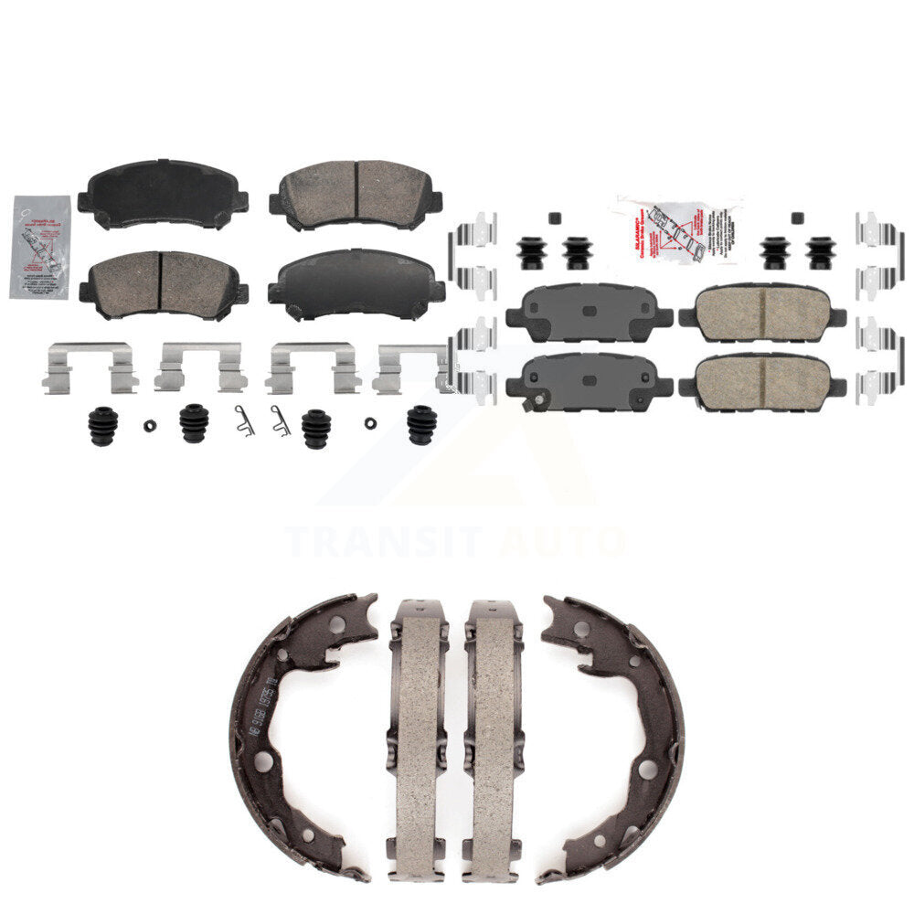 Transit Auto KNN-101461 Disc Brake Pad for 2007-2012 Nissan Sentra - Front and Rear
