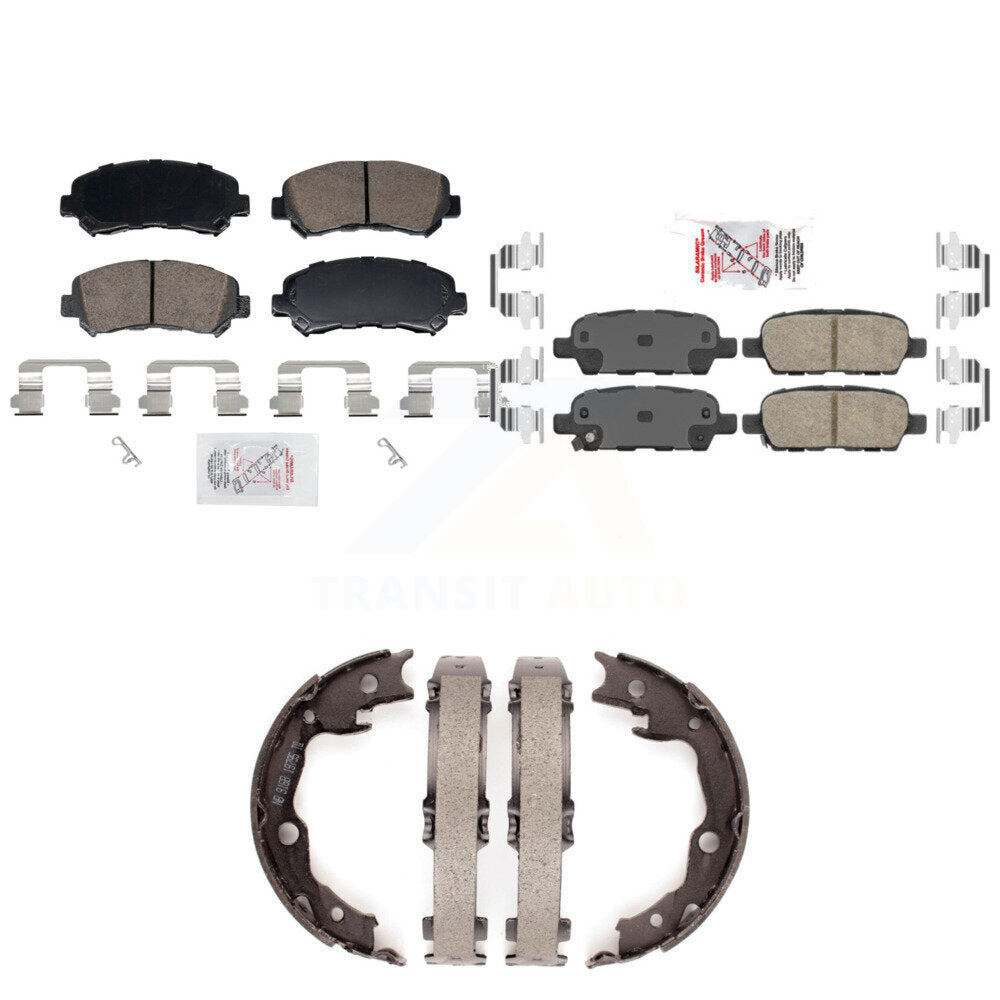 Transit Auto KNN-101462 Disc Brake Pad for 2007-2012 Nissan Sentra - Front and Rear