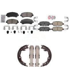 Transit Auto KNN-101463 Disc Brake Pad for 2007-2012 Nissan Sentra - Front and Rear