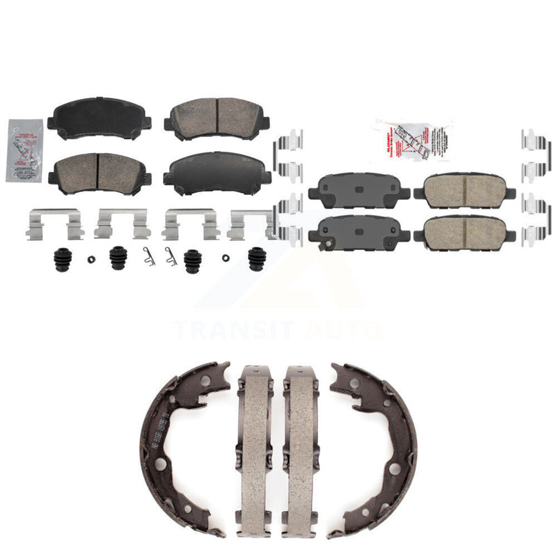 Transit Auto KNN-101463 Disc Brake Pad for 2007-2012 Nissan Sentra - Front and Rear