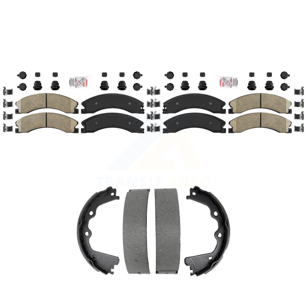 Transit Auto KNN-101464 Disc Brake Pad for 2011-2019 Chevrolet Suburban 3500 HD, Chevrolet Silverado 2500 HD and More - Front and Rear