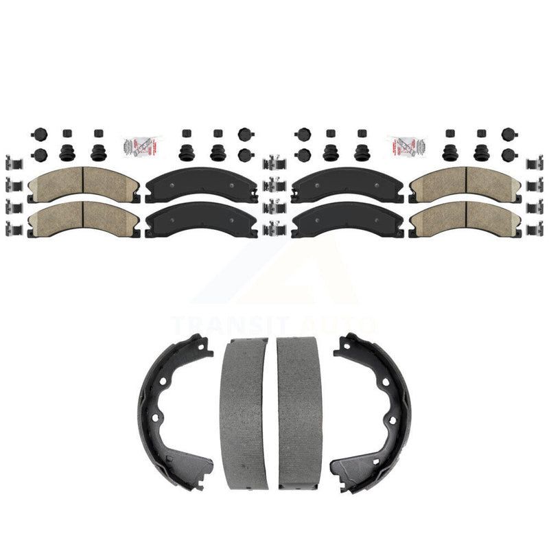 Transit Auto KNN-101464 Disc Brake Pad for 2011-2019 Chevrolet Suburban 3500 HD, Chevrolet Silverado 2500 HD and More - Front and Rear