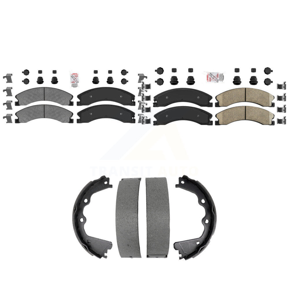 Transit Auto KNN-101465 Disc Brake Pad for 2011-2019 Chevrolet Suburban 3500 HD, Chevrolet Silverado 2500 HD and More - Front and Rear