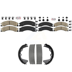 Transit Auto KNN-101466 Disc Brake Pad for 2011-2019 Chevrolet Suburban 3500 HD, Chevrolet Silverado 2500 HD and More - Front and Rear
