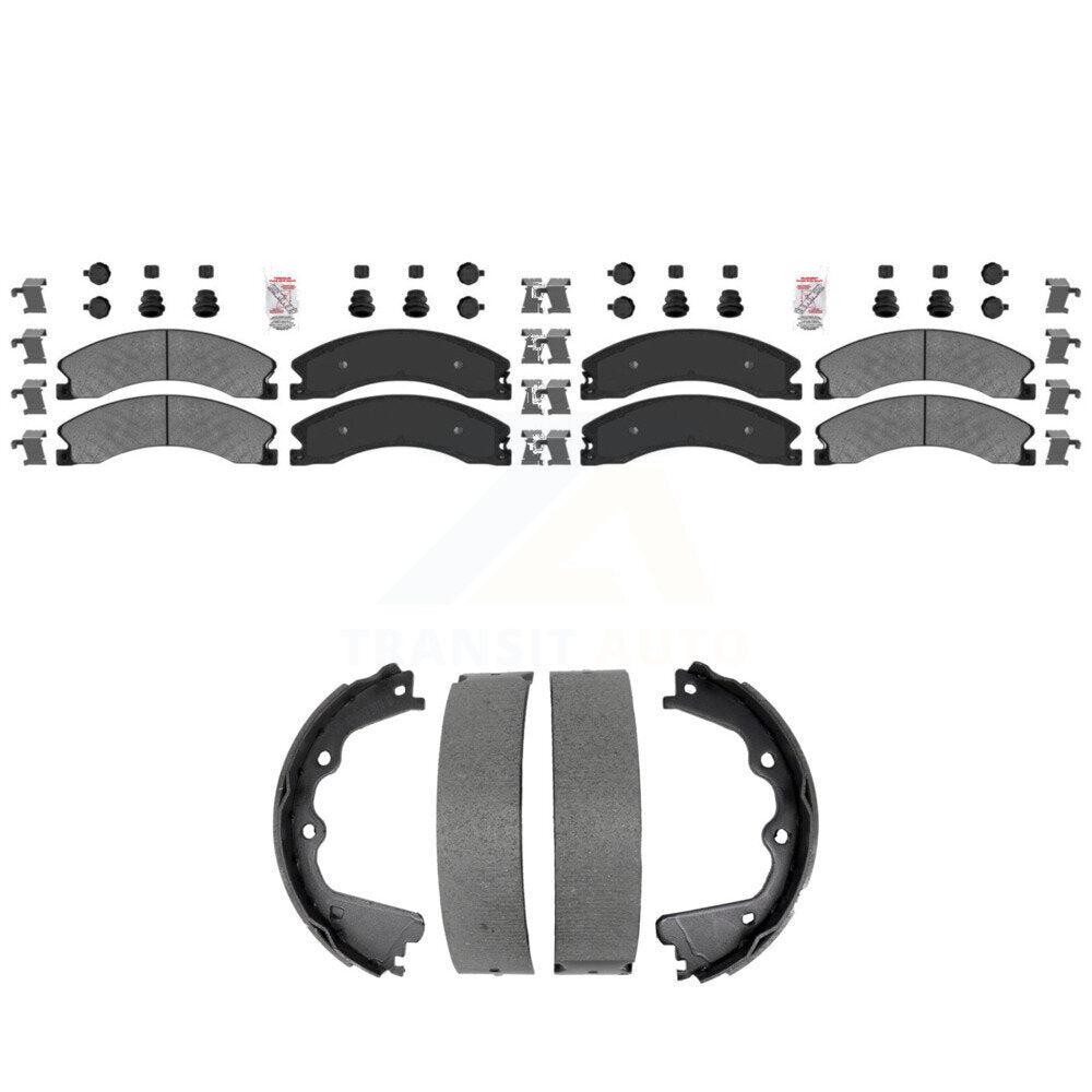 Transit Auto KNN-101468 Disc Brake Pad for 2011-2019 Chevrolet Suburban 3500 HD, Chevrolet Silverado 2500 HD and More - Front and Rear