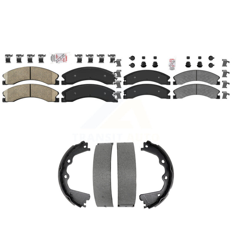 Transit Auto KNN-101469 Disc Brake Pad for 2011-2019 Chevrolet Suburban 3500 HD, Chevrolet Silverado 2500 HD and More - Front and Rear