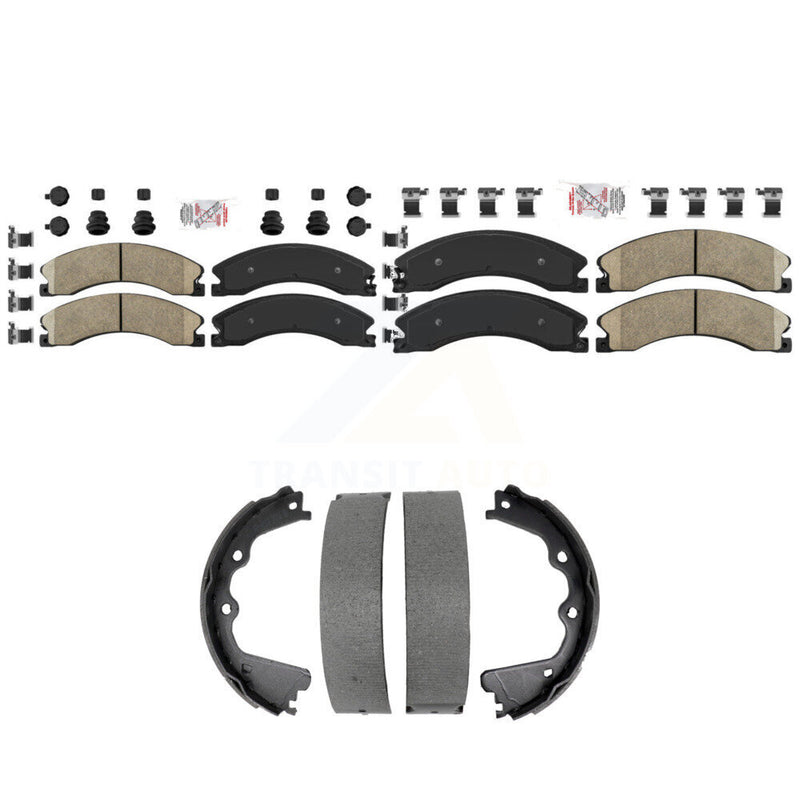 Transit Auto KNN-101470 Disc Brake Pad for 2011-2019 Chevrolet Suburban 3500 HD, Chevrolet Silverado 2500 HD and More - Front and Rear