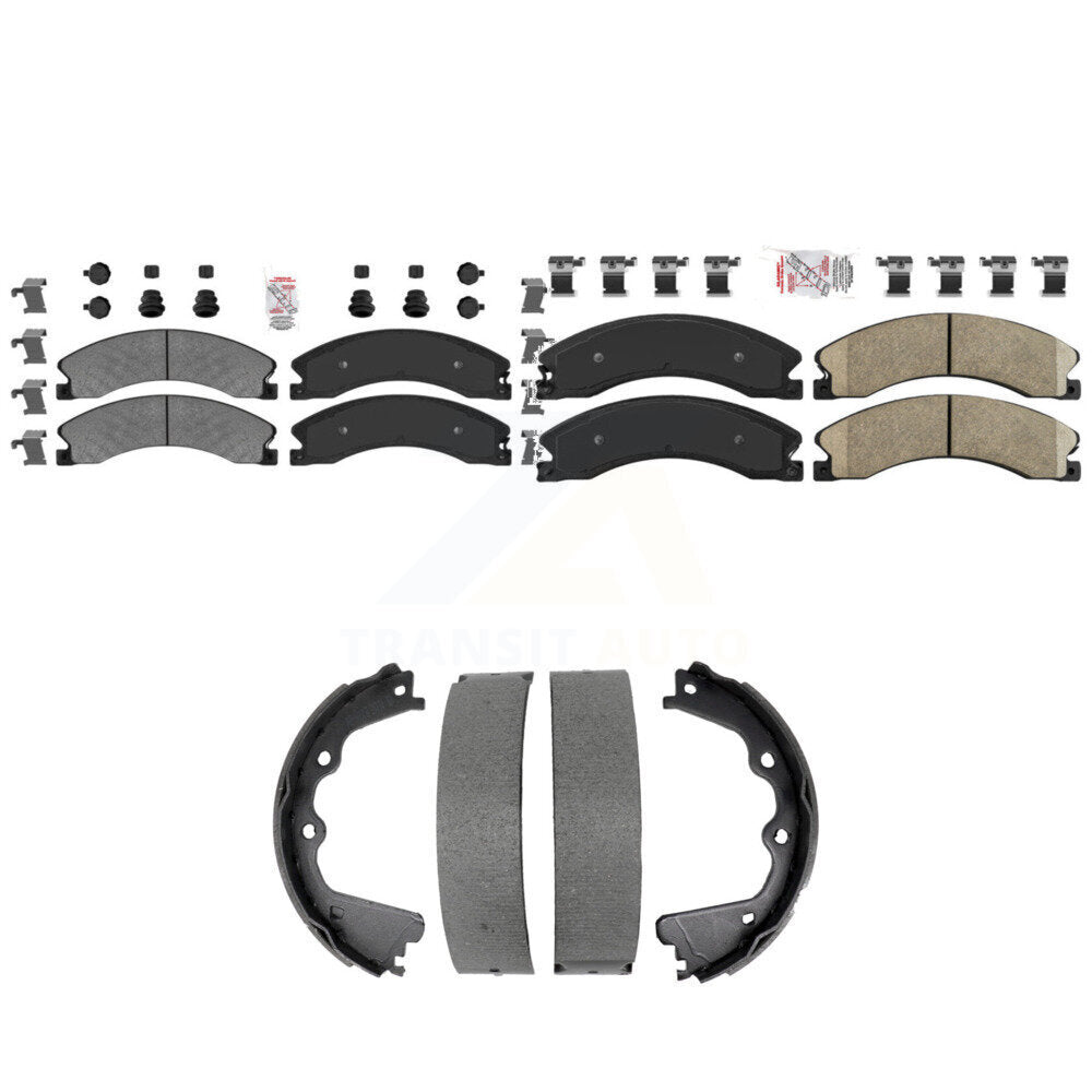 Transit Auto KNN-101471 Disc Brake Pad for 2011-2019 Chevrolet Suburban 3500 HD, Chevrolet Silverado 2500 HD and More - Front and Rear