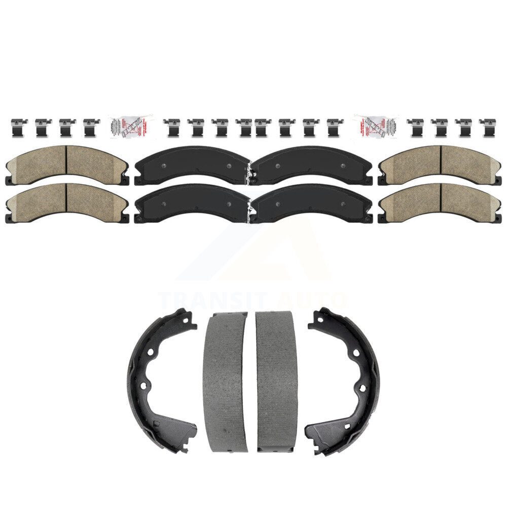 Transit Auto KNN-101472 Disc Brake Pad for 2011-2019 Chevrolet Suburban 3500 HD, Chevrolet Silverado 2500 HD and More - Front and Rear
