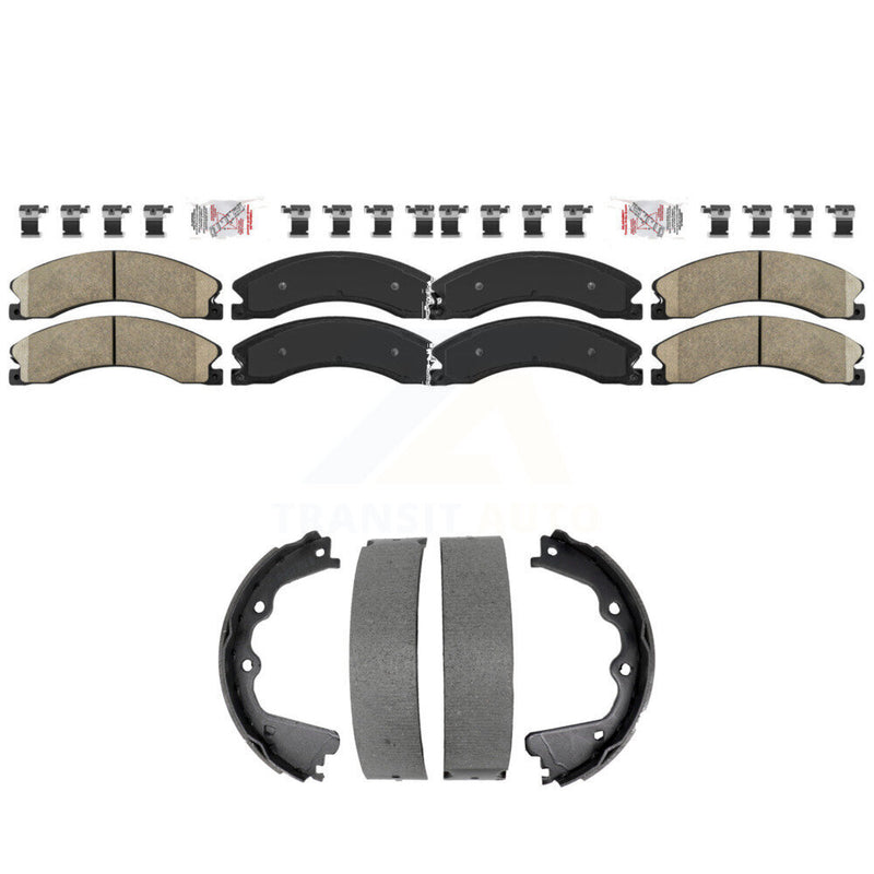 Transit Auto KNN-101472 Disc Brake Pad for 2011-2019 Chevrolet Suburban 3500 HD, Chevrolet Silverado 2500 HD and More - Front and Rear