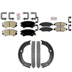 Transit Auto KNN-101473 Disc Brake Pad for 2010-2015 Chevrolet Camaro - Front and Rear