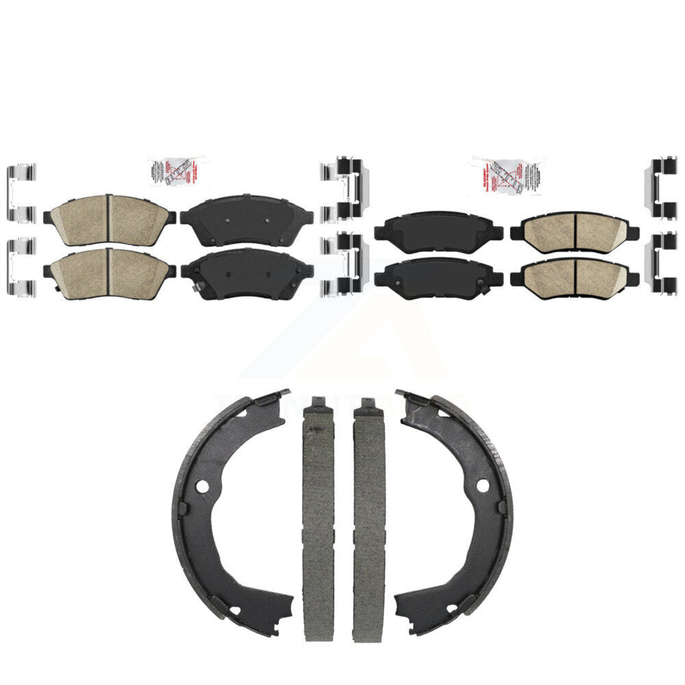Transit Auto KNN-101476 Disc Brake Pad for 2010-2016 Cadillac SRX - Front and Rear